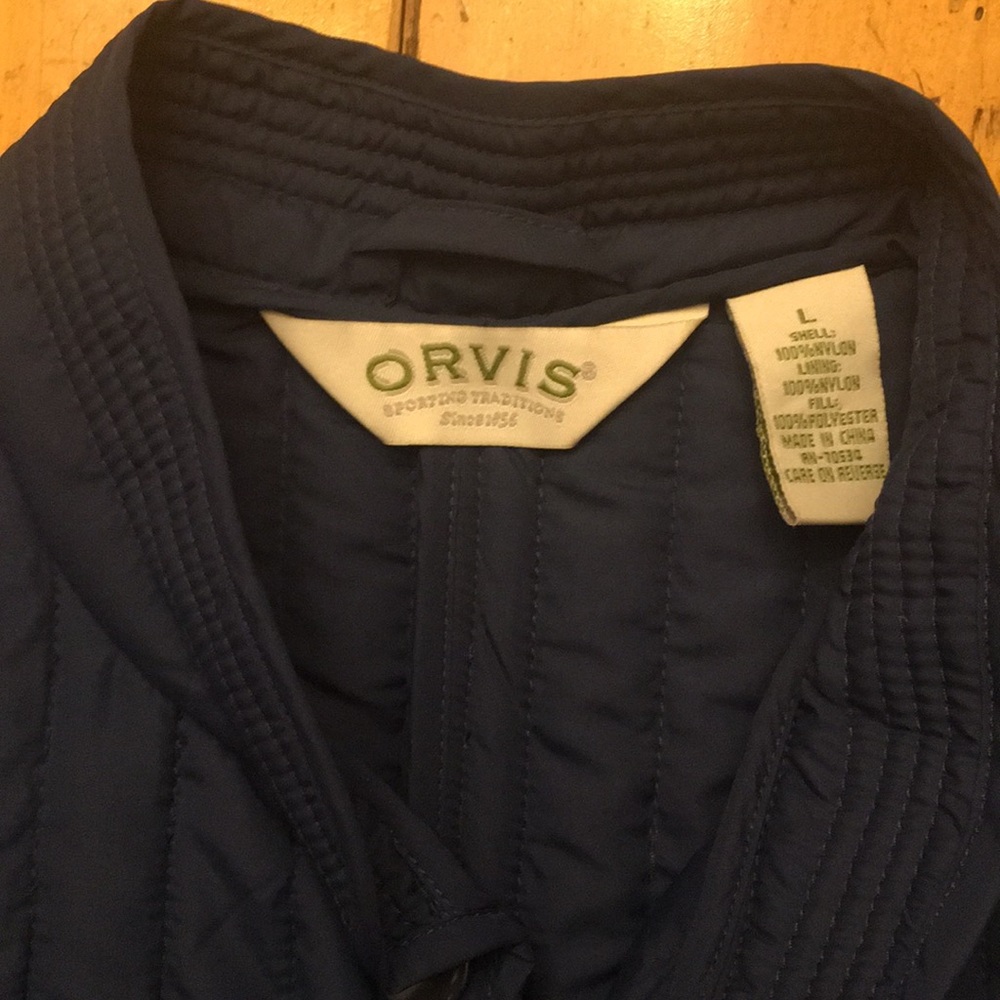ORVIS uniquely stitched tank top jacket Size L Wmn - Picture 2 of 4